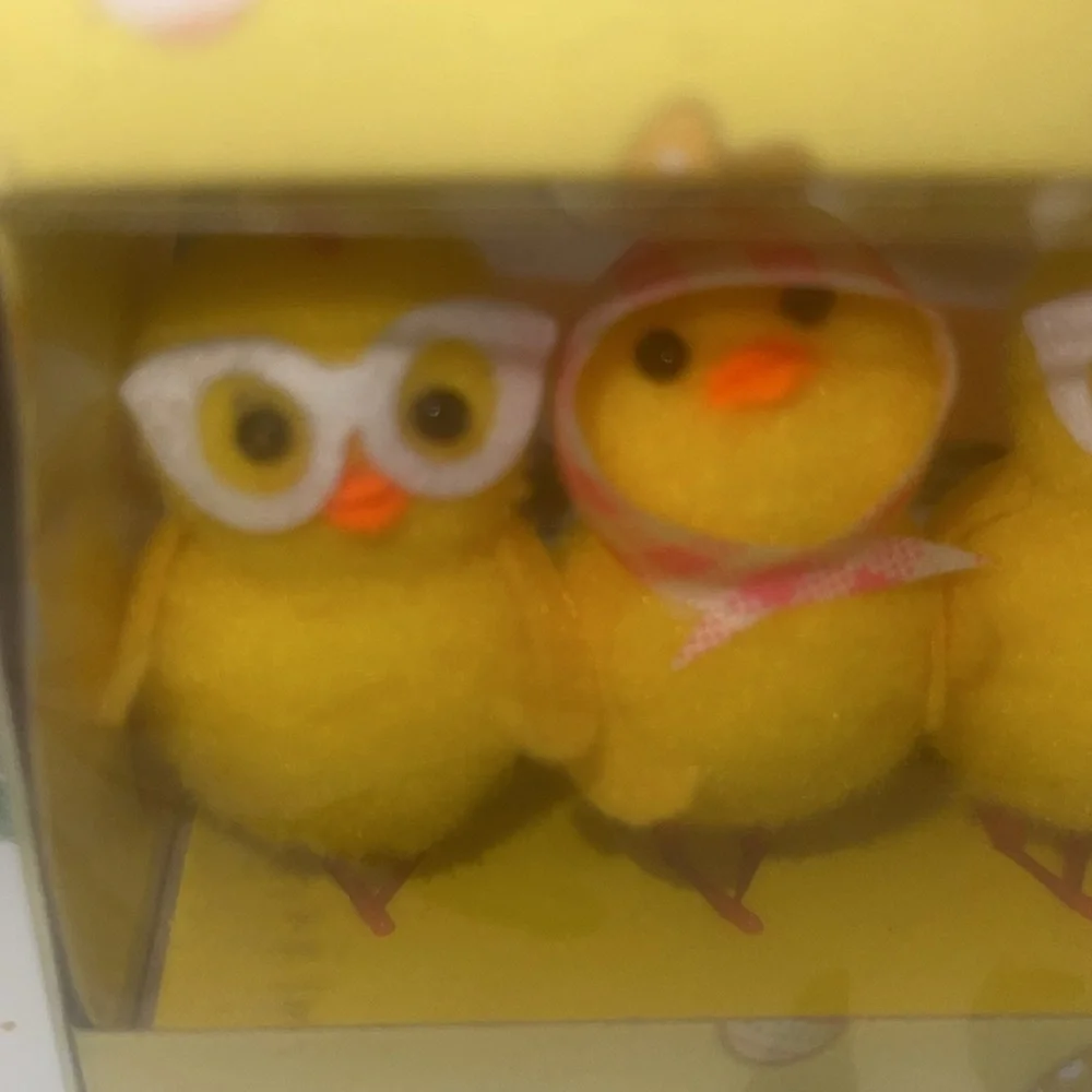Yellow Easter Chick Decorations